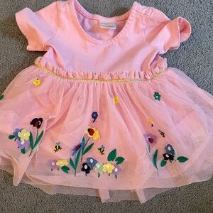 Hanna Andersson Pink Floral Kids Dress